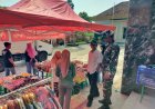 Babinsa Koramil 20/Cawas Hadiri Bazar Murah, Dorong Edukasi Kewirausahaan Warga Japanan