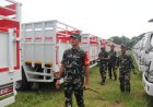 Kendaraan Truk Koperasi Merah Putih Tiba, Dandim Klaten Tinjau Armada Pastikan Kondisi Prima