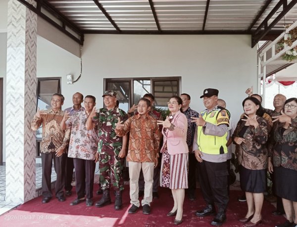 Danramil 01/Kota Klaten Hadiri Riyaya Undhuh-Undhuh GKJ Gumulan 2026